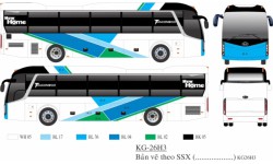 MẪU THIẾT KẾ MÀU SƠN XE TRACOMECO..